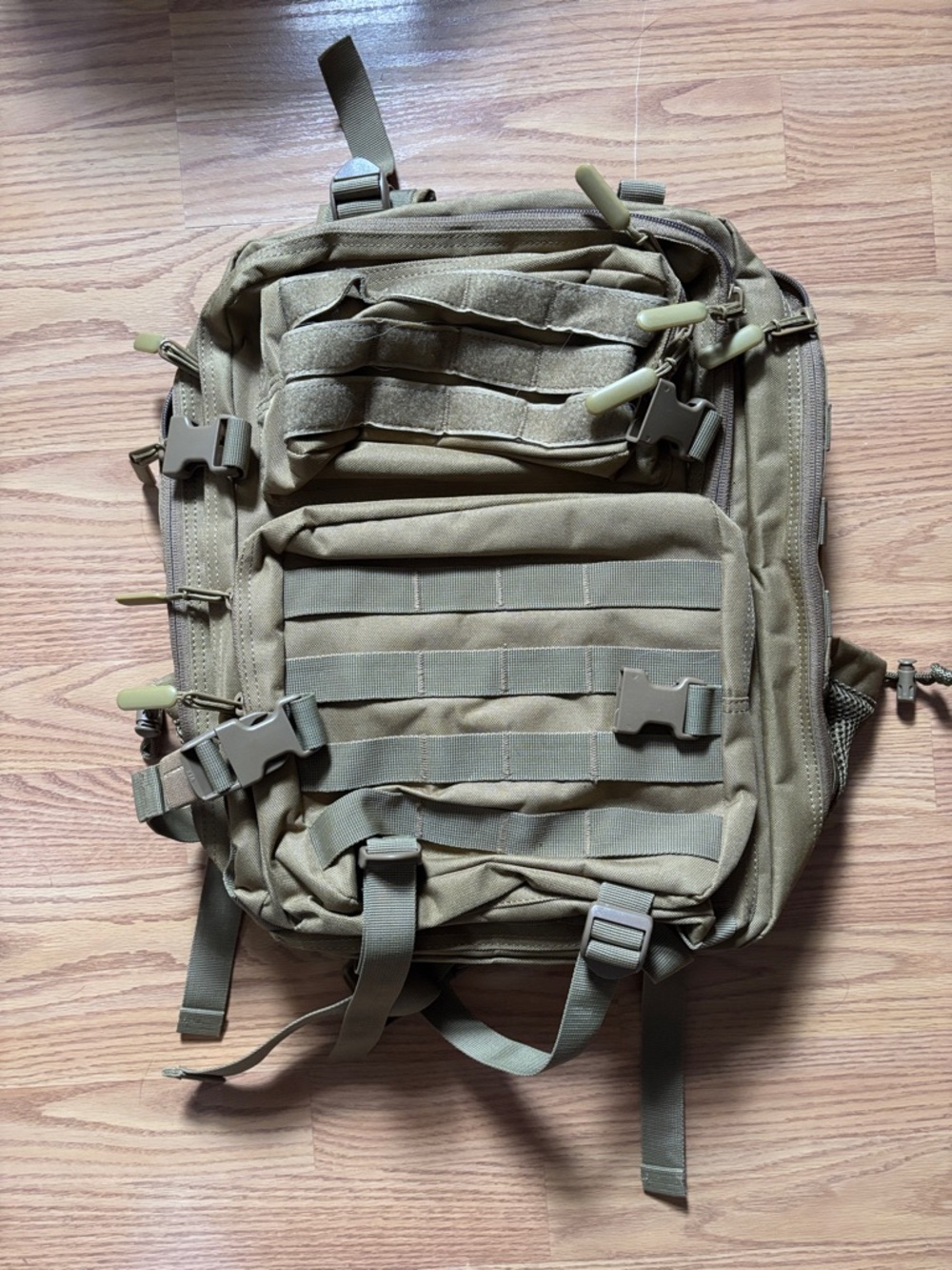 Wolfpack Tactical Military-Style Men's Backpack in Tan